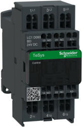 Schneider Electric Schneider LC1D093BD DC mágneskapcsoló, 4kW/9A (400V, AC3), rugós csatlakozás, 1Z+1NY (LC1D093BD)