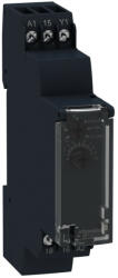 Schneider Electric Schneider RE17RAMU Zelio Time bekapcsolás késleltető időrelé, A-At funkció, 1CO, 8A, 24VDC 24-240VAC (RE17RAMU)