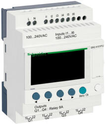 Schneider Electric Schneider SR2A101FU LCD kijelzős, 10 I/O, 230VAC relés (SR2A101FU)
