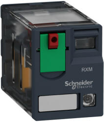 Schneider Electric Schneider RXM4GB2P7 RMX relé 4CO 3A 230VAV tesztgomb, LED (RXM4GB2P7)