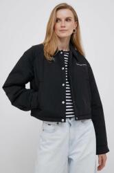 Calvin Klein Jeans rövid kabát női, fekete, átmeneti - fekete L - answear - 45 990 Ft