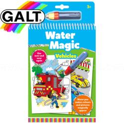 Galt Water Magic: Carte de colorat Vehicule - pandytoys