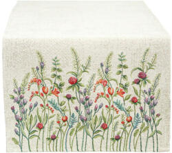 Kert és Otthonbolt Színes kerti virágos gépi gobelin asztali futó, 44 x 140 cm (R129944x140)