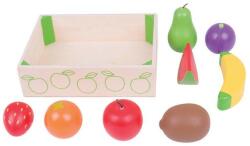 Bigjigs Toys Cutiuta cu fructe din lemn - pandytoys