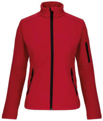 Kariban Női 3 rétegű softshell dzseki, Kariban KA400, Red-XL (ka400re-xl)