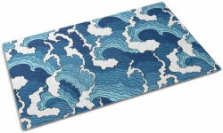tulup. hu Nagyméretű lábtörlő Japán hullámok 150x100 cm
