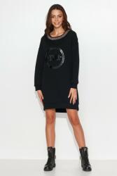 Numinou Női pulóver ruha NU406 | fekete