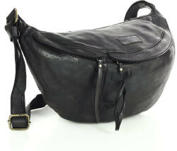 Marco Mazzini Handmade Marco Mazzini Bőr crossbody táska | fekete - top-brands - 43 125 Ft