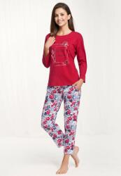 LUNA Női pizsama | Burgundia