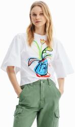DESIGUAL Női póló | fehér - top-brands - 23 625 Ft