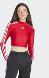 Adidas Blúz 3-Stripes IR8132 Piros Slim Fit (3-Stripes IR8132)
