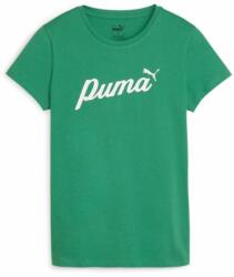 PUMA ESS BLOSSOM Script Tee , Verde , XS
