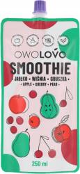 OWOLOVO Smoothie de fructe fără adaos de zahăr - mere, cireșe, pere (250ml)