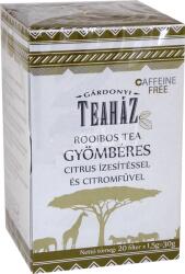 Gárdonyi Teaház Rooibos, lemongrass, ghimbir (20buc)