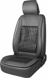 AMiO Husa scaun auto cu bile de masaj, suport lombar si tetiera, dimensiuni 147 x 68 cm, culoare Neagra