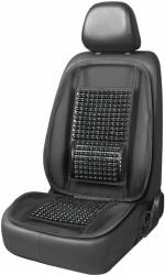 AMiO Husa scaun auto cu bile de masaj si suport lombar, dimensiuni 98 x 49 cm, culoare Neagra