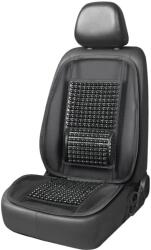 AMiO Husa scaun auto cu bile de masaj si suport lombar, dimensiuni 98 x 49 cm, culoare Neagra (AVX-AM03645) - Technodepo