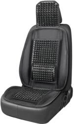AMiO Husa scaun auto cu bile de masaj, suport lombar si tetiera, dimensiuni 125 x 52 cm, culoare Neagra (AVX-AM03646) - Technodepo
