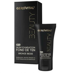  Fond de ten nuanța Bronze Beige, 30 ml, Gerovital Beauty
