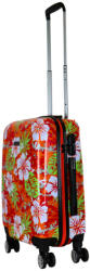 Benzi Beach piros virágos 4 kerekű kabinbőrönd (BZ5748-S-piros-virag)