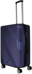 Benzi Lines kék 4 kerekű bővíthető közepes bőrönd (BZ5788-M-kek)