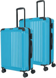 Travelite Cruise türkiz 4 kerekű közepes bőrönd és nagy bőrönd (Cruise-M-L-turkiz)