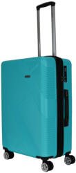 Benzi Lines türkiz 4 kerekű bővíthető közepes bőrönd (BZ5788-M-turkiz)