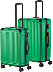 Travelite Cruise zöld 4 kerekű közepes bőrönd és nagy bőrönd (Cruise-M-L-zold)