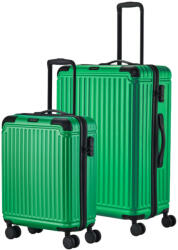 Travelite Cruise zöld 4 kerekű kabinbőrönd és nagy bőrönd (Cruise-S-L-zold)