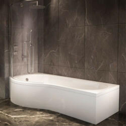 Sanica P alakú aszimmetrikus fürdőkád 170x70cm jobbos (500-AKK000PSHSG170070)
