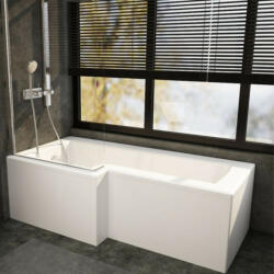 Sanica L alakú aszimmetrikus fürdőkád 170x70cm balos (500-AKK000LSHSL170070)