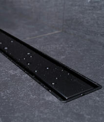 PESTAN Primo Compact Line Matte black zuhanyfolyóka