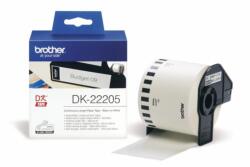 Brother DK-22205 folytonos szalagcímke 62mm x 30, 48m öntapadós fehér (DK22205)