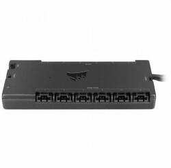 Corsair icue commander core xt smart rgb lighting and fan speed controller, fan headers six, rgb channels seven, max rgb devices per controller: twelve (requires corsair rgb led hub to connect six (6) (CL-901
