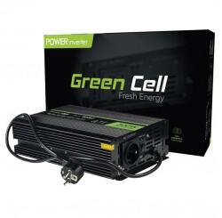 GREEN CELL Car Power Inverter Converter 12V to 230V Pure sine 300W/600W (GC-INVERT-12V-300W-INV07)