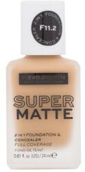 Revolution Relove Super Matte 2 in 1 Foundation & Concealer fond de ten 24 ml pentru femei F11.2