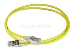 Legrand 051551 RJ45-RJ45 Cat6A árnyékolt (S/FTP) LSZH (LSOH) 1 méter sárga d: 5, 2mm AWG28 LCS3 patch kábel (LEGRAND_051551) (LEGRAND_051551)