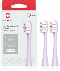 Oclean Professional Clean tartalék kefék Purple 2 db