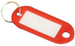 Manutan Expert karikás kulcstartók, 100 db, piros