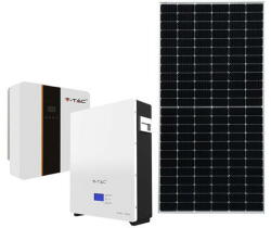 V-TAC Invertoare solare KIT PANOU FOTOVOLTAIC 30MM 5KW + INVERTOR + BATERIE (SKU-100168) - vexio