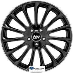 MSW Jante aliaj MSW 30 GLOSS BLACK POLISHED LIP 9.5x20 5x112 ET42