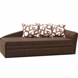 Széthúzható kanapé, barna, balra, LAOS (0000071752)