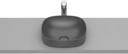 Roca Inspira SOFT 37x37 cm pultba építhető FINECERAMIC mosdó, onyx A32750R640 (A32750R640)