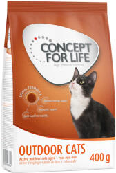 Concept for Life Concept for Life Preț special! 400 g Hrană uscată pisici - Outdoor Cats Rețetă îmbunătățită