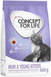 Concept for Life Concept for Life Preț special! 400 g Hrană uscată pisici - Mum & Young Kittens