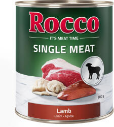 Rocco Rocco 22 + 2 gratis! 24 x 800 g Single Meat Hrană umedă câini - Miel