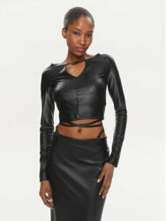 Versace Bluză 76HAM204 Negru Skinny Fit