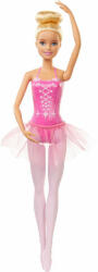 Mattel Barbie: Păpușă balerină cu păr blond cu tutu pink (GJL59)