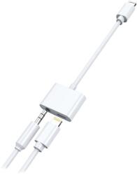 2GO Audio-Lade-Adapter Stereo Lightning 10cm weiß (797239) (797239)