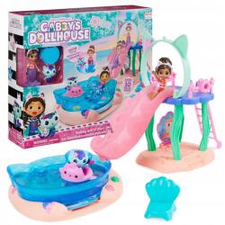 Gabby's Dollhouse Gabby's Dollhouse, Gabby Girl's Purr-ific Pool, set de joaca cu figurine